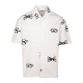 Denzel Shirt White S AOP terry SS shirt