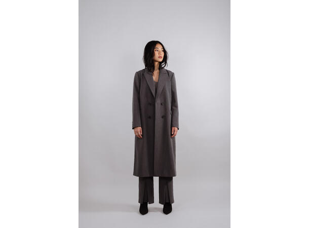 Devaki Coat Charcoal M Stretch blazer coat 