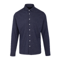 DiCaprio Shirt Navy L Linen stretch shirt