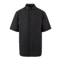 Edrian Shirt Washed black S SS tencel shirt
