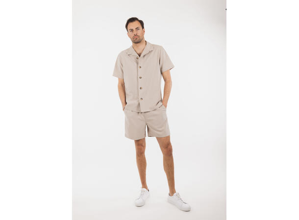 Elias Shorts Khaki M Basic stretch shorts 