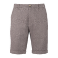 Elson shorts Mid brown melange XL Oxford linen short