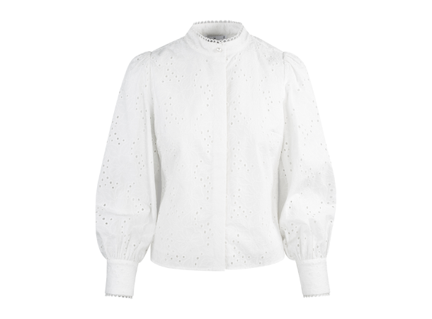 Emilia blouse White XS Broderi anglaise blouse 
