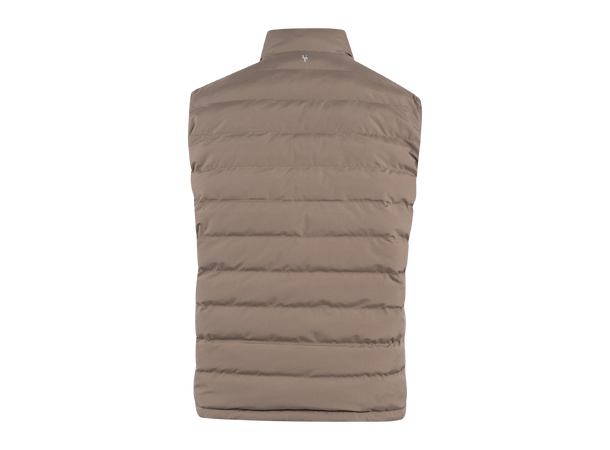 Ernie Vest Chocolate Chip/Silver Mink XL 2-way padded vest 