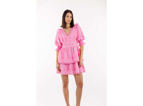 Felippa Dress Sachet Pink L Short lace dress 