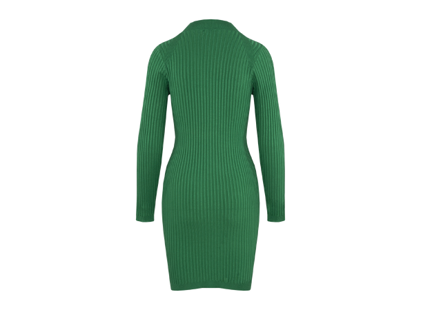 Flossie Dress Eden Green S Rib knit dress 