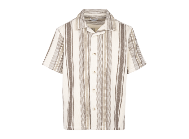 Fred Shirt Brown multi XXL Striped SS shirt 