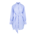Hermine Dress Light Blue XS Striped shirt dress