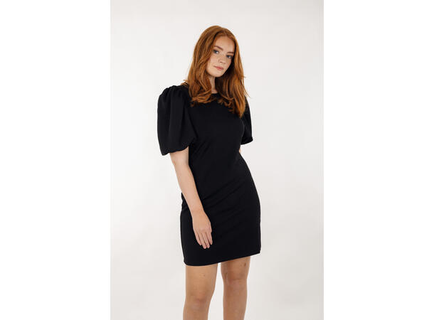 Keiyaa Dress Black L Dress with puffed sleeves 