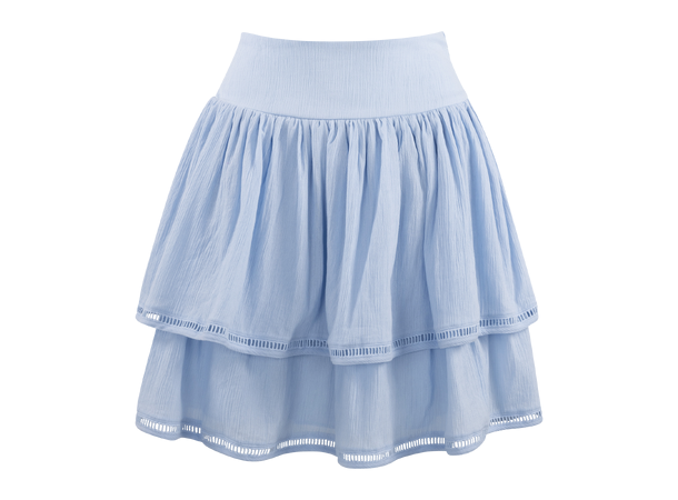 Lori Skirt Light Blue S Organic cotton skirt 