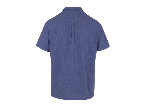 Loui Shirt Blue M Bowling collar SS Shirt 