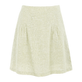 Lovisa Skirt Green XS Linen pleated mini skirt