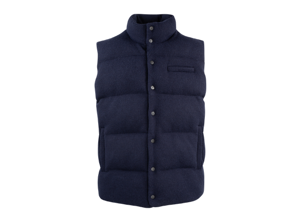 Marx Vest Dark Navy XL Knitted puffer vest 