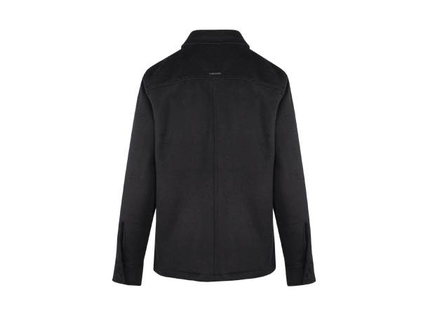 Miki Overshirt Black M Wool overshirt 