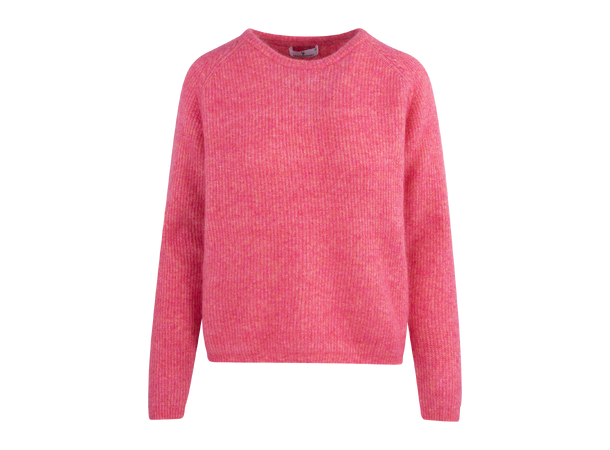 Mira Sweater Fandango pink XS Raglan cable detail sweater 