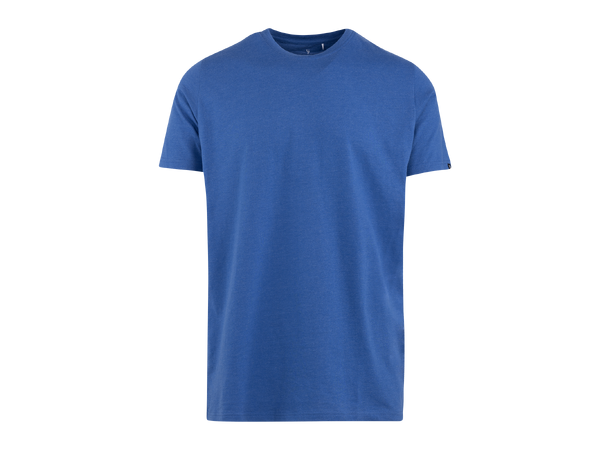 Niklas Basic Tee Blue Quartz M Basic cotton T-shirt 