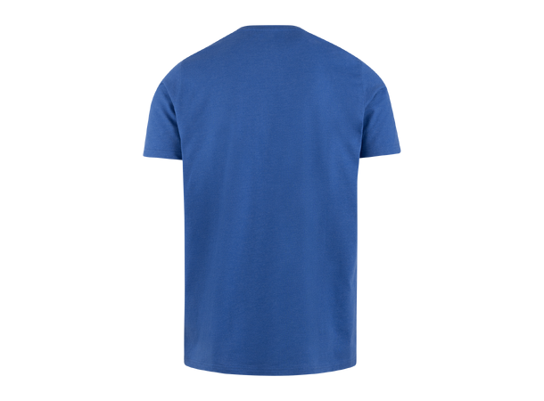 Niklas Basic Tee Blue Quartz M Basic cotton T-shirt 