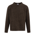 Perot Sweater Chocolate XXL Teddy knit mock neck