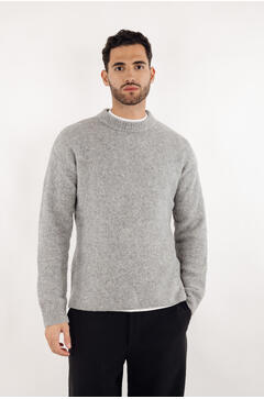 Perot Sweater Teddy knit mock neck