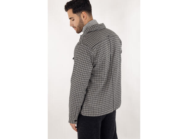 Pixlar Overshirt Grey M Wool mix overshirt 