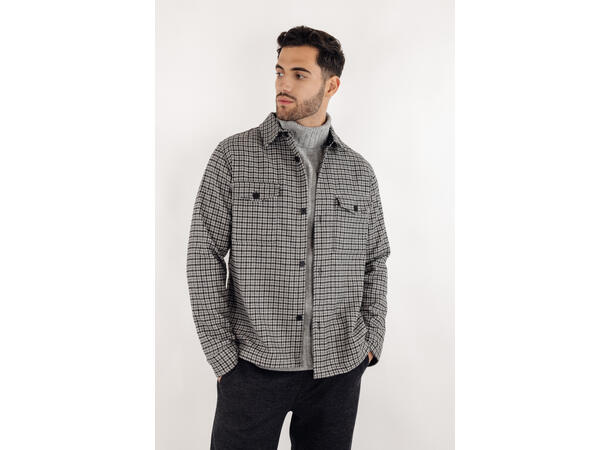 Pixlar Overshirt Grey M Wool mix overshirt 