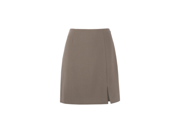 Polly Skirt Brown XL Mini skirt with stretch