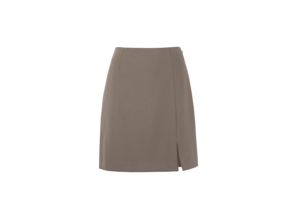 Polly Skirt Brown XL Mini skirt with stretch 