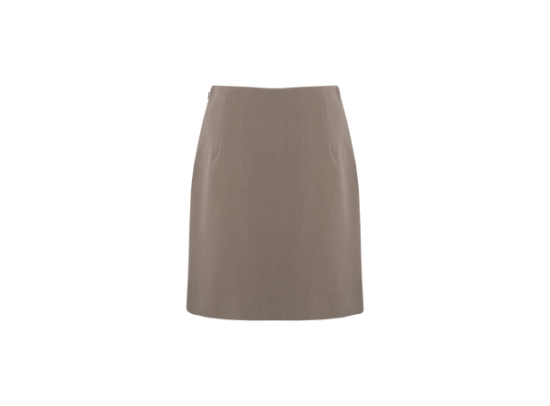 Polly Skirt Brown XL Mini skirt with stretch