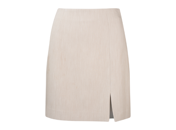 Polly Skirt Sand Melange S Mini skirt with stretch 