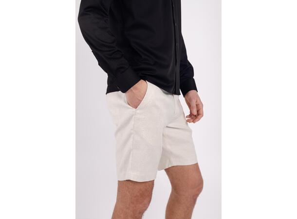 Santiago shorts Light Sand S Oxford linen dressy shorts 