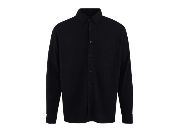 Shawn Shirt Black XL Wide slub shirt 