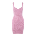 Shayden Dress Pink M Sweetheart rib mini dress