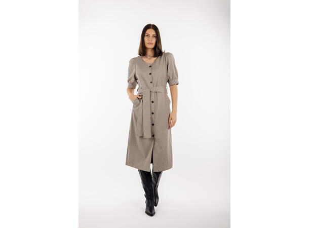 Veronica Dress Sand S TENCEL™ midi dress 