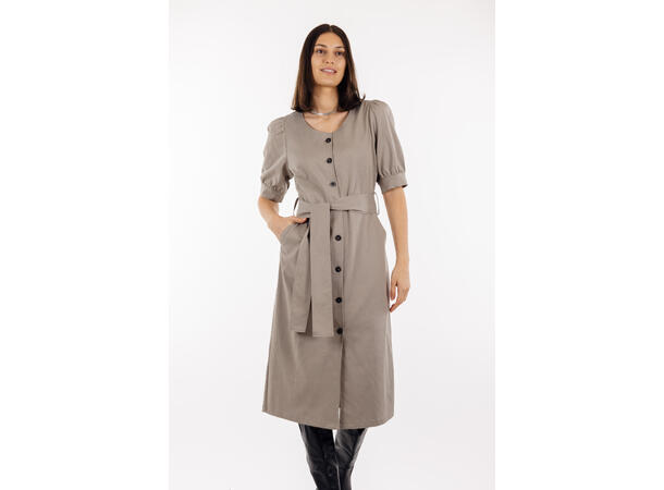 Veronica Dress Sand S TENCEL™ midi dress 