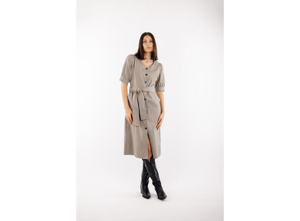 Veronica Dress Sand S TENCEL™ midi dress 