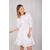 Leandra Dress White L Organic cotton dress 