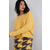 Leslie Sweater Yolk Yellow S Crew neck alpaca sweater 