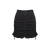 Nirmale Skirt Black M Cotton gathering mini skirt 