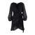 Lindsey Dress Black XS Glitter wrap dress 