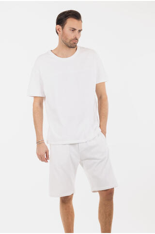 Adolfo Tee Block stripe terry t-shirt