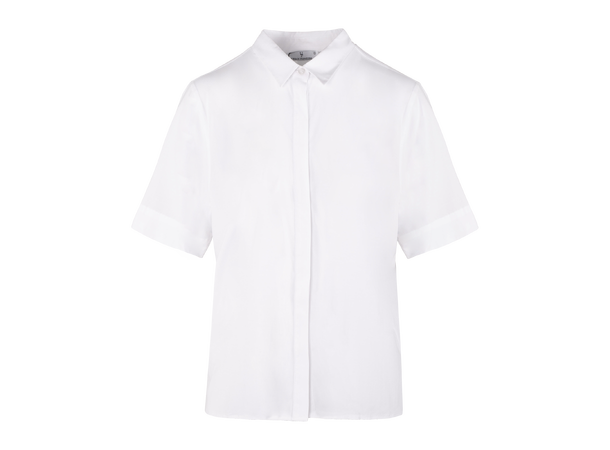 Bridget SS Shirt Brilliant white M Basic SS stretch blouse 