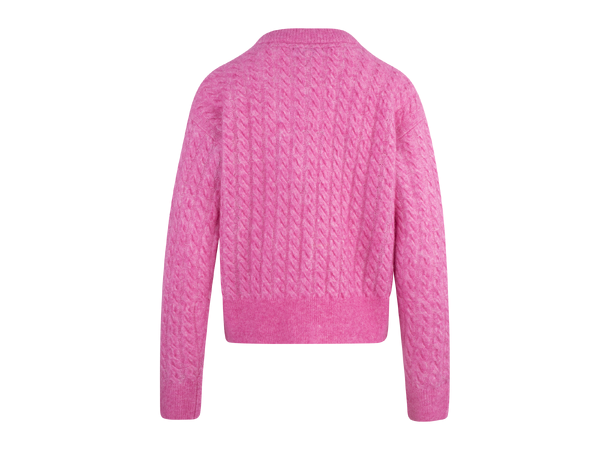 Carrol Cardigan Super pink M Mohair cardigan 