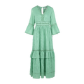 Catalina Dress Green XS V-neck maxi dress