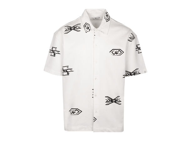 Denzel Shirt White M AOP terry SS shirt 