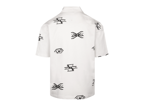 Denzel Shirt White M AOP terry SS shirt 