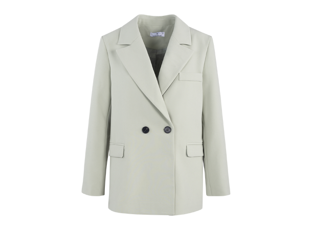 Devaki Blazer Light green melange L Stretch blazer 