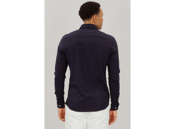 DiCaprio Shirt Navy XL Linen stretch shirt 