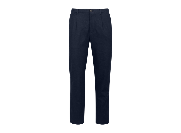 Elton pant Navy M Linen stretch pants 