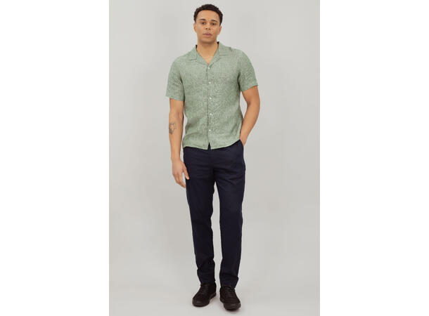 Elton pant Navy M Linen stretch pants 