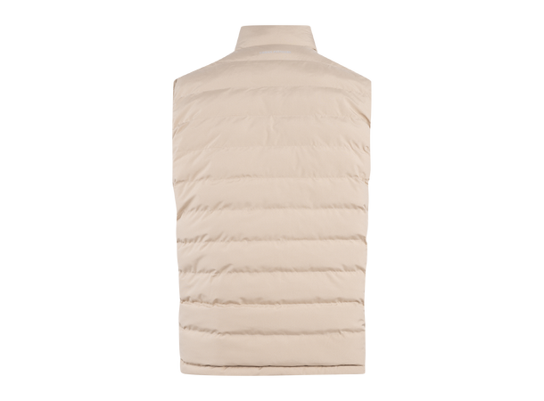 Ernie Vest Chocolate Chip/Silver Mink XX 2-way padded vest 